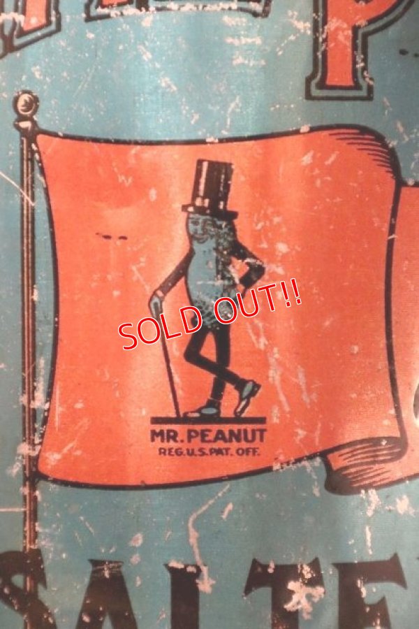 画像3: dp-231101-08 PLANTERS / MR.PEANUT PENNANT SALTED PEANUT 1920's Tin Can