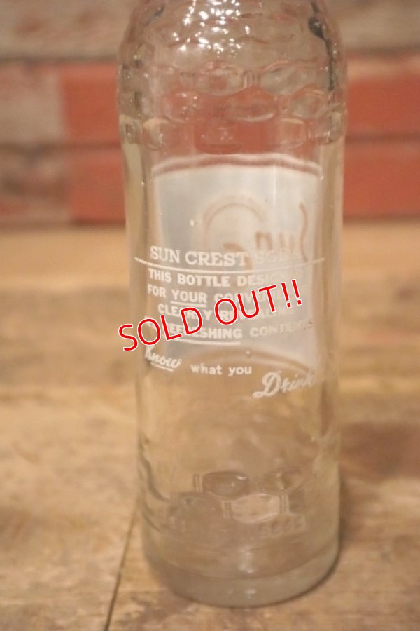 画像3: dp-231101-16 Sun Crest / 1940's 10 FL.OZ Bottle