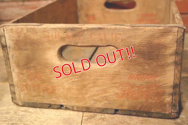 画像6: dp-231101-07 PEPSI-COLA / 1940's-1950's Wood Box