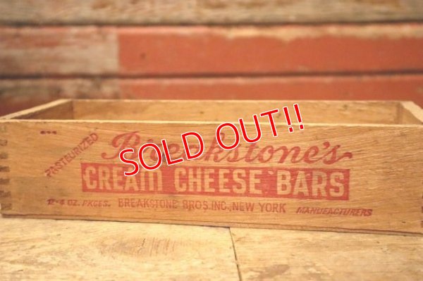 画像3: dp-231101-23 Breakstone's CREAM CHEESE BARS / Vintage Wood Box