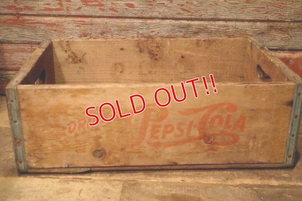 画像3: dp-231101-07 PEPSI-COLA / 1940's-1950's Wood Box
