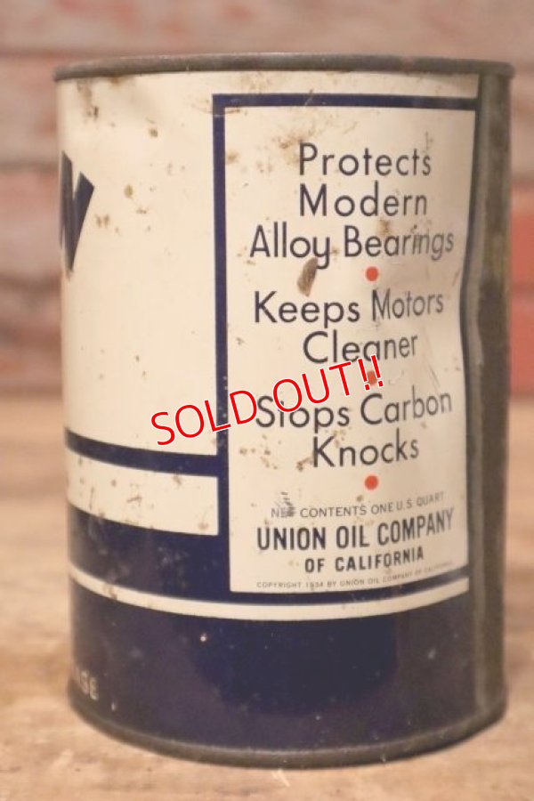 画像3: dp-231012-40 UNION OIL COMPANY / 1930's TRITON MOTOR OIL One U.S. Quart Can