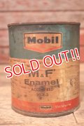 dp-231012-07 Mobil / 1960's M&F Enamel ACCCENT RED Can