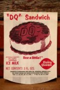 dp-231001-26 Dairy Queen / 1960's "DQ" Sandwich Paper Bag (A)