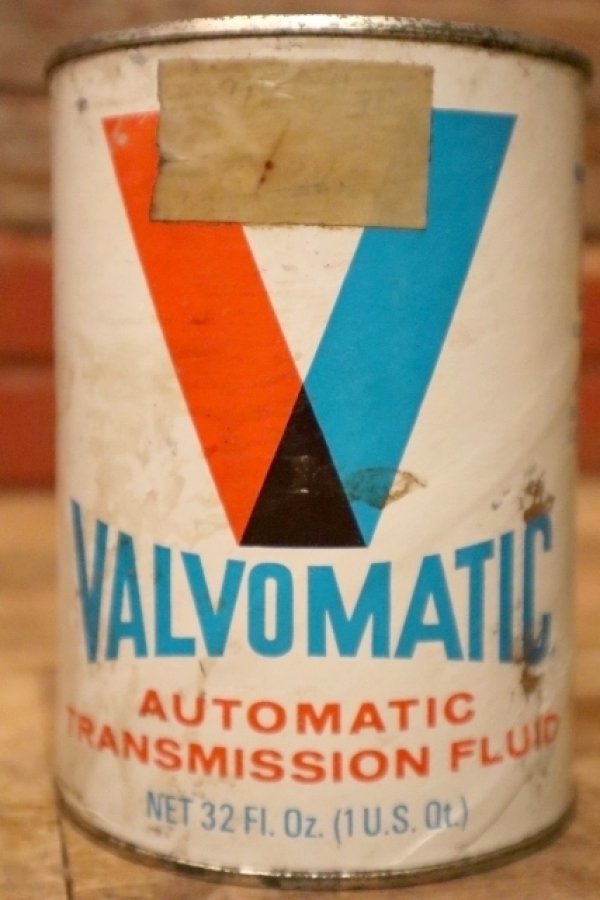 画像2: dp-230901-120 VALVOMATIC / 1960's Automatic Transmission Fluid One U.S. Quart Can