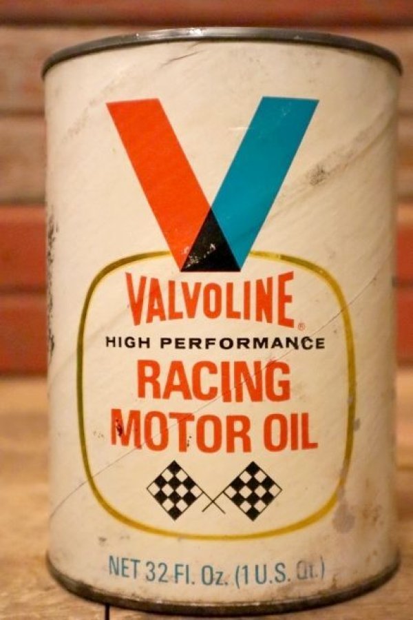 画像2: dp-230901-120 VALVOLINE / U.S. ONE QUART RACING MOTOR OIL CAN