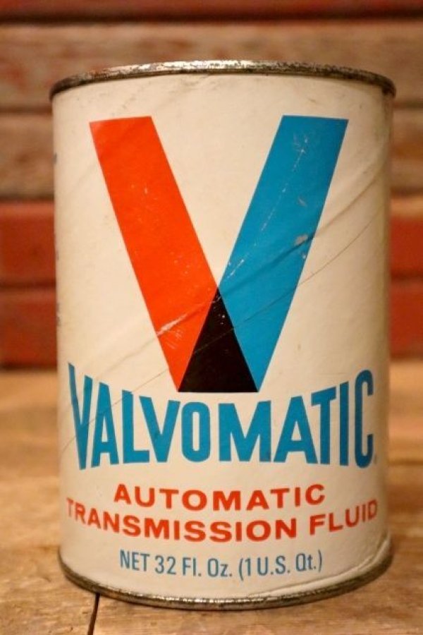 画像1: dp-230901-120 VALVOMATIC / 1960's Automatic Transmission Fluid One U.S. Quart Can