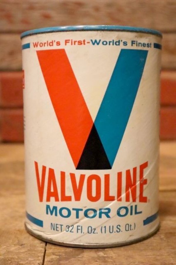 画像1: dp-230901-120 VALVOLINE / U.S. ONE QUART MOTOR OIL CAN