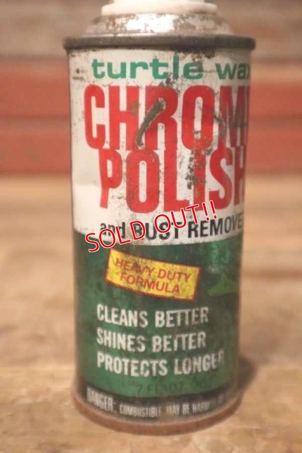 画像3: dp-231012-132 Turtle Wax / 1983 CHROME POLISH and RUST REMOVER CAN