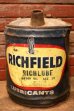 画像1: dp-231101-10 RICHFIELD / 1950's-1960's RICHLUBE MOTOR OIL U.S. FIVE GALLONS CAN (1)