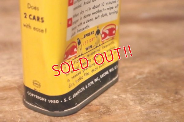 画像4: dp-231101-01 JOHNSON'S / car plate AUTO WAX Can