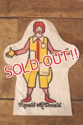 dp-230901-45 Ronald McDonald / 1976 Vinyl Puppet