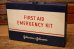 画像1: dp-231201-04 Johnson & Johnson / 1960's-1970's FIRST AID EMERGENCY KIT BOX (1)