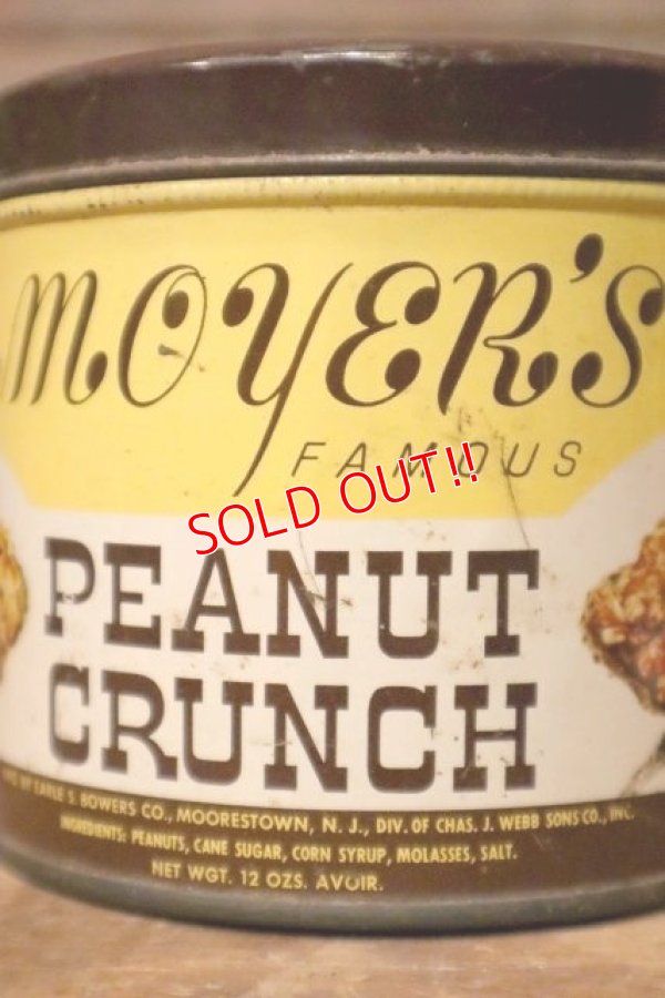 画像2: dp-231016-19 MOYER'S / PEANUTS CRUNCH Tin Can