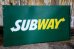 画像1: dp-230901-159 SUBWAY / Plastic Store Sign (1)