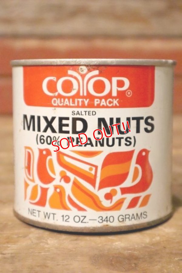 画像1: dp-231016-12 COOP / SALTED MIXED NUTS Tin Can 
