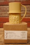 ct-231211-08 PLANTERS / MR.PEANUT 1950's Plastic Mug (Light Brown)