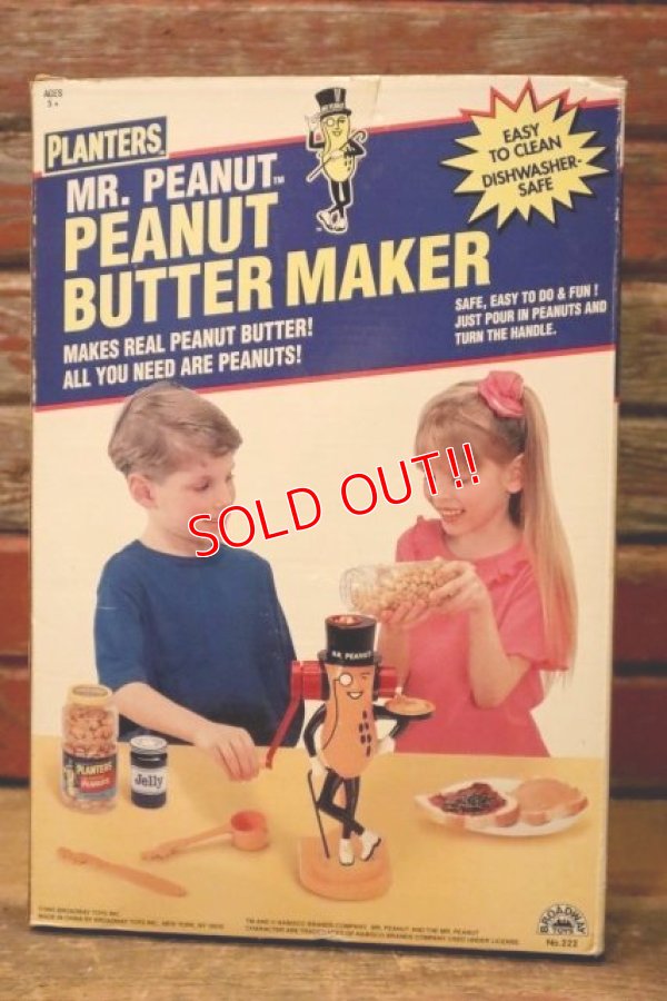 画像6: ct-231206-19 PLANTERS / Broadway Toys 1996 MR.PEANUT PEANUT BUTTER MAKER