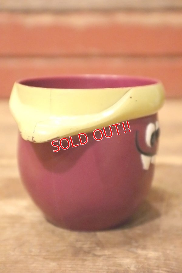 画像3: ct-231206-26 Pillsbury / 1960's Funny Face Plastic Mug "Goofy Grape"