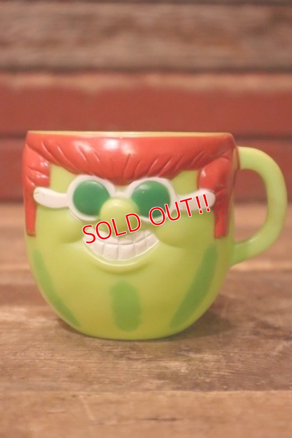 画像1: ct-230503-14 Pillsbury / 1970's Funny Face Plastic Mug "With it Watermelon"