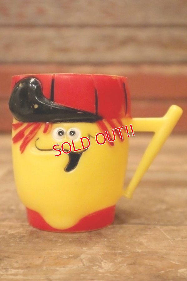 画像1: ct-231206-25 Pillsbury / 1960's Funny Face Plastic Mug "Lefty Lemon"