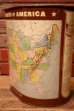 画像4: dp-231206-13 1960's〜United State of America Fifty State Relief Map Trash Box