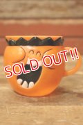 ct-231206-24 Pillsbury / 1970's Funny Face Plastic Mug "Jolly Olly Orange"