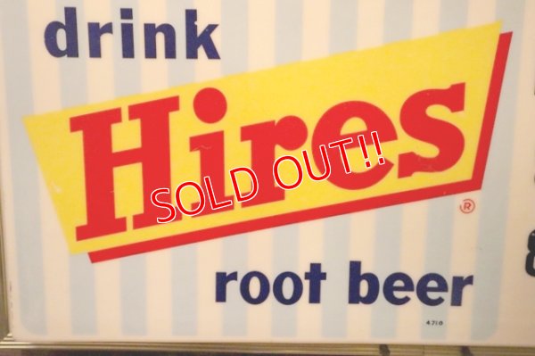 画像5: dp-231012-28 Hires root beer / 1960's Lighted Sign Clock