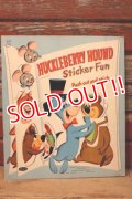 ct-231001-53 Huckleberry Hound / Whitman 1959 Sticker Fun Book