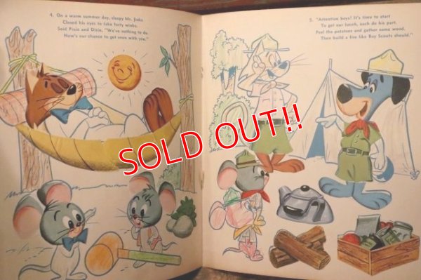 画像5: ct-231001-53 Huckleberry Hound / Whitman 1959 Sticker Fun Book