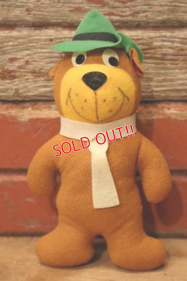 画像1: ct-221201-99 Yogi Bear / Mighty Star 1980's Plush Doll