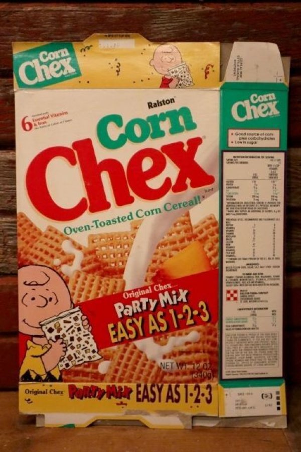画像1: ct-231101-21 PEANUTS / Chex 1990's Cereal Box (K)