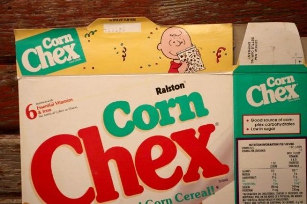 画像3: ct-231101-21 PEANUTS / Chex 1990's Cereal Box (K)