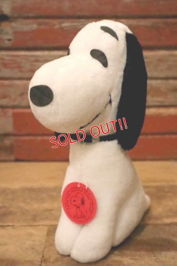 画像1: ct-231211-13 Snoopy / Determined 1970's Plush Doll
