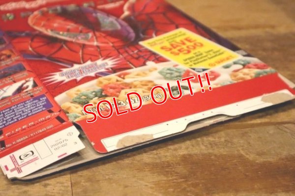 画像9: ct-231101-21 SPIDER-MAN / Kellogg's 2002 Cereal Box