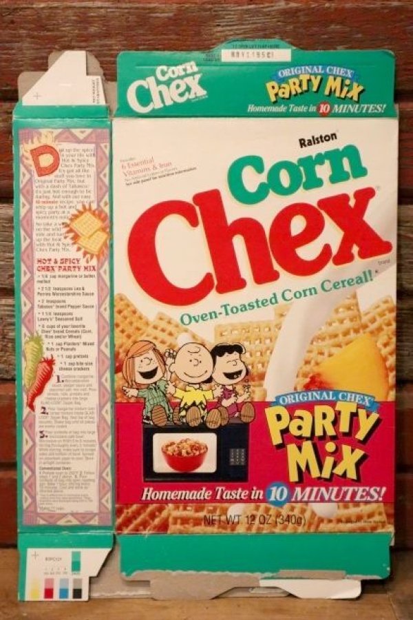 画像1: ct-231101-21 PEANUTS / Chex 1990's Cereal Box (H)