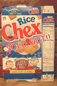 ct-231101-21 PEANUTS / Chex 1990's Cereal Box (G)