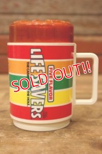 dp-231211-02 LIFE SAVERS / 1981 Plastic Mug (Orange)