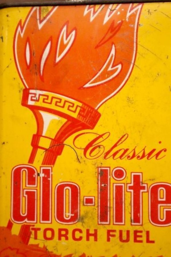 画像2: dp-231016-71 Glo-Lite TORCH FUEL / Vintage U.S. One Gallon Can