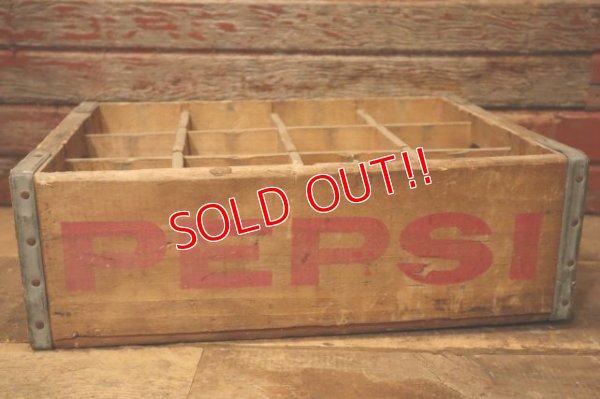 画像4: dp-230401-12 PEPSI / 1970's Wood Box