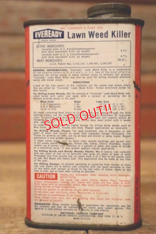画像3: dp-231016-54 UNION CARBIDE EVEREADY / LAWN Weed Killer Can