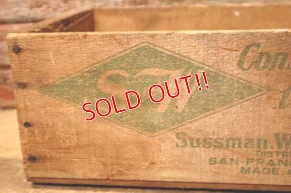 画像2: dp-231206-12 S and W  Sussman Wormser & Co / 1940's-1950's Wood Box