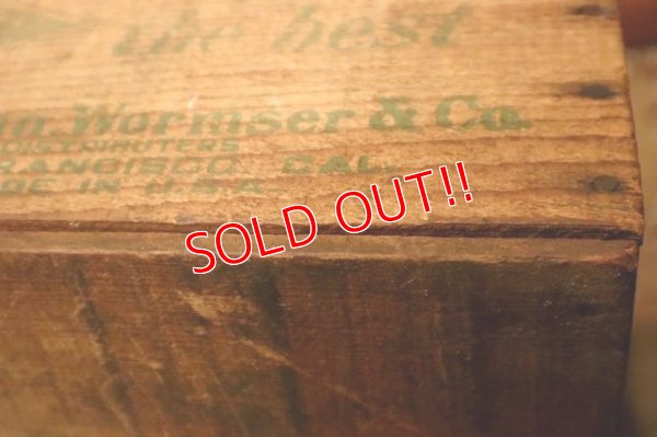 画像12: dp-231206-12 S and W  Sussman Wormser & Co / 1940's-1950's Wood Box