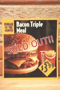 dp-230901-45 McDonald's / 1994 Translite "Bacon Triple Meal"
