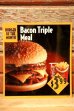画像1: dp-230901-45 McDonald's / 1994 Translite "Bacon Triple Meal" (1)