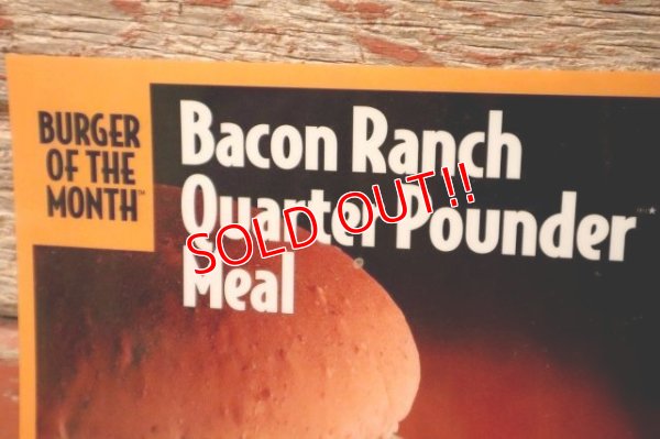 画像2: dp-230901-45 McDonald's / 1994 Translite "Bacon Ranch Quarter Pounder Meal"