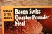 画像2: dp-230901-45 McDonald's / 1993 Translite "Bacon Swiss Quarter Pounder Meal" (2)