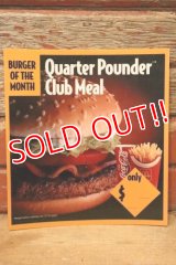 dp-230901-45 McDonald's / 1993 Translite "Quarter Pounder Club Meal"