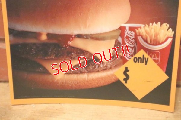 画像3: dp-230901-45 McDonald's / 1993 Translite "Double Cheeseburger Meal"