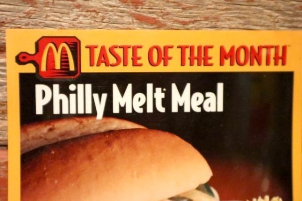 画像2: dp-230901-45 McDonald's / 1995 Translite "Philly Melt Melt"